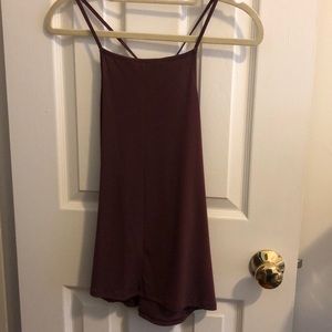 Plum color tank top